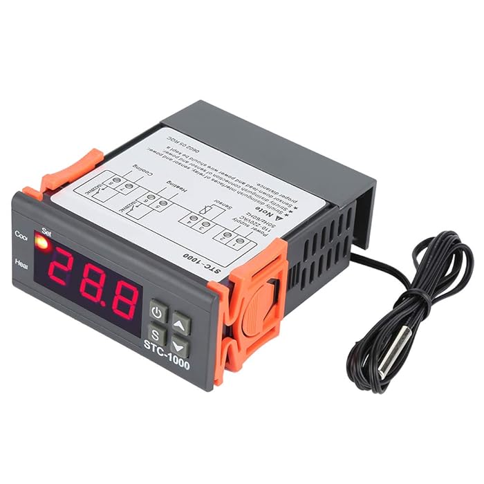 Buy 110220V Digital Temperature Controller Electric Thermostat Control Temp Sensor Online at