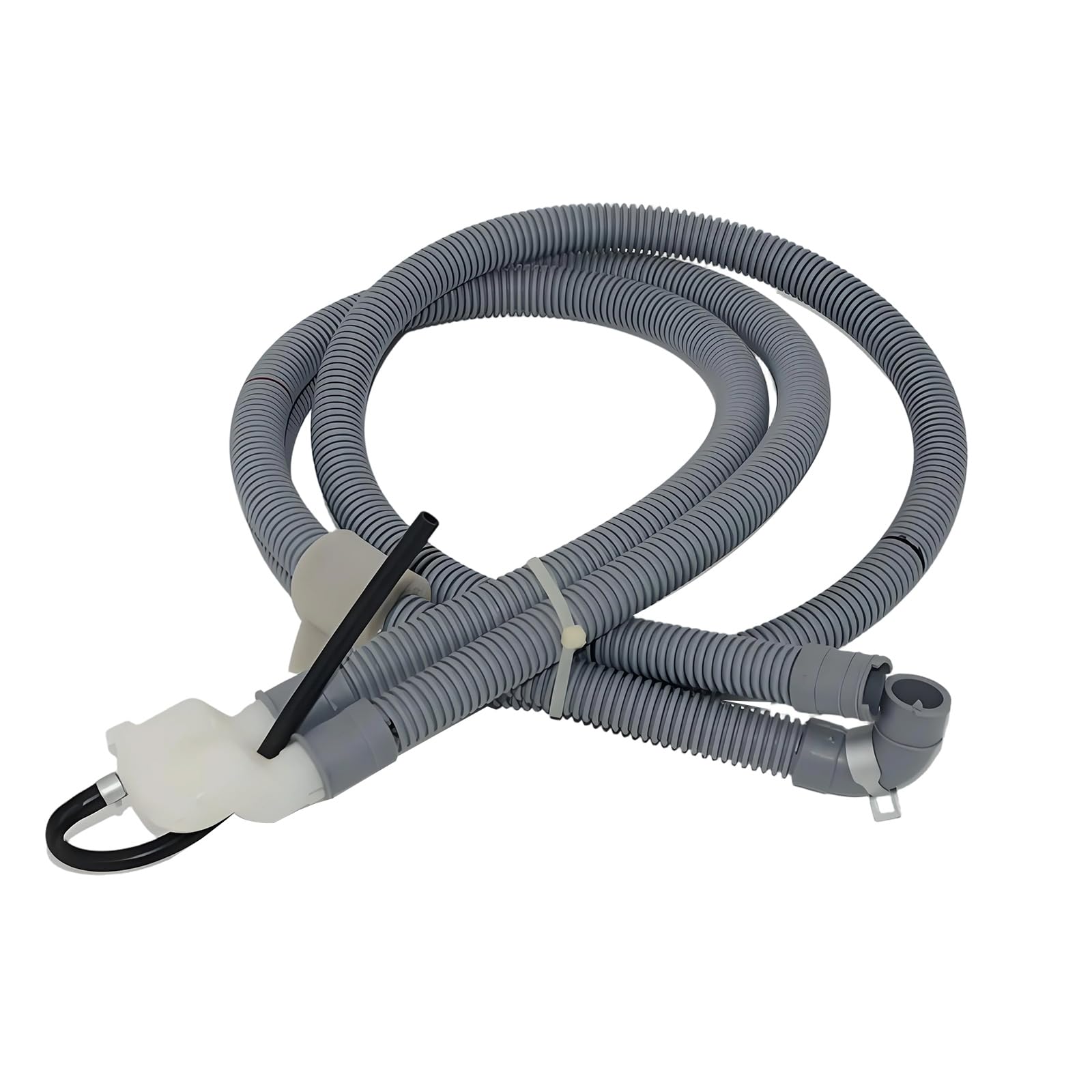 Geavonyg Multicolor 80Inch Abs Drain Hose Flexible For Automatic Washing Machines Easy Setup Automatic Washer Extension Pipe