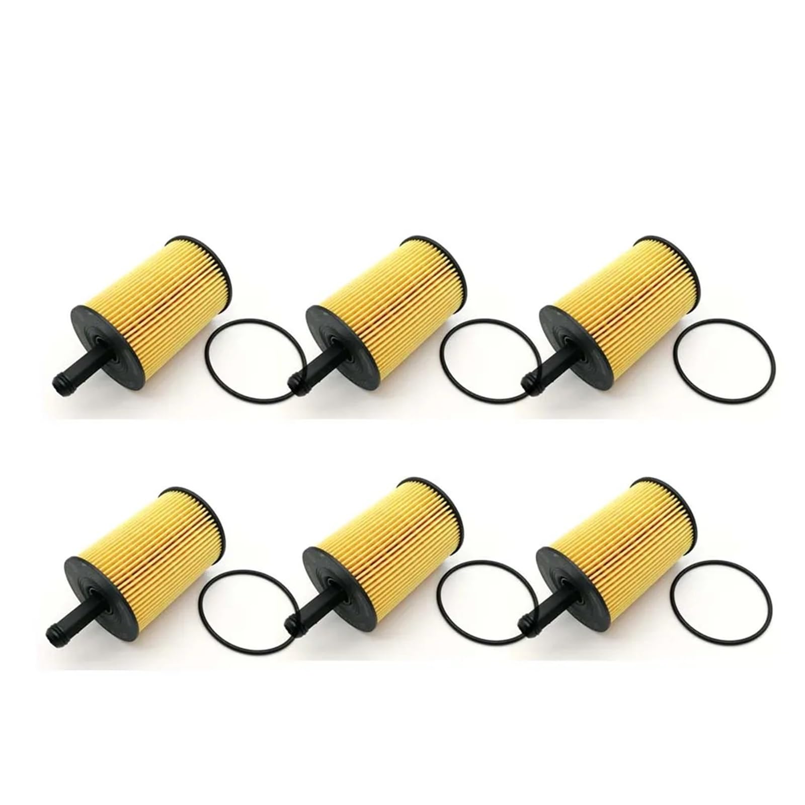MOTOHIRO 6 3 1 Juegos 071115562A Filtro de Aceite for Audi A3 2.0L for VW CC 3.6L HU719/7x Filtros de Aceite para vehículos (Size : 6Pcs)