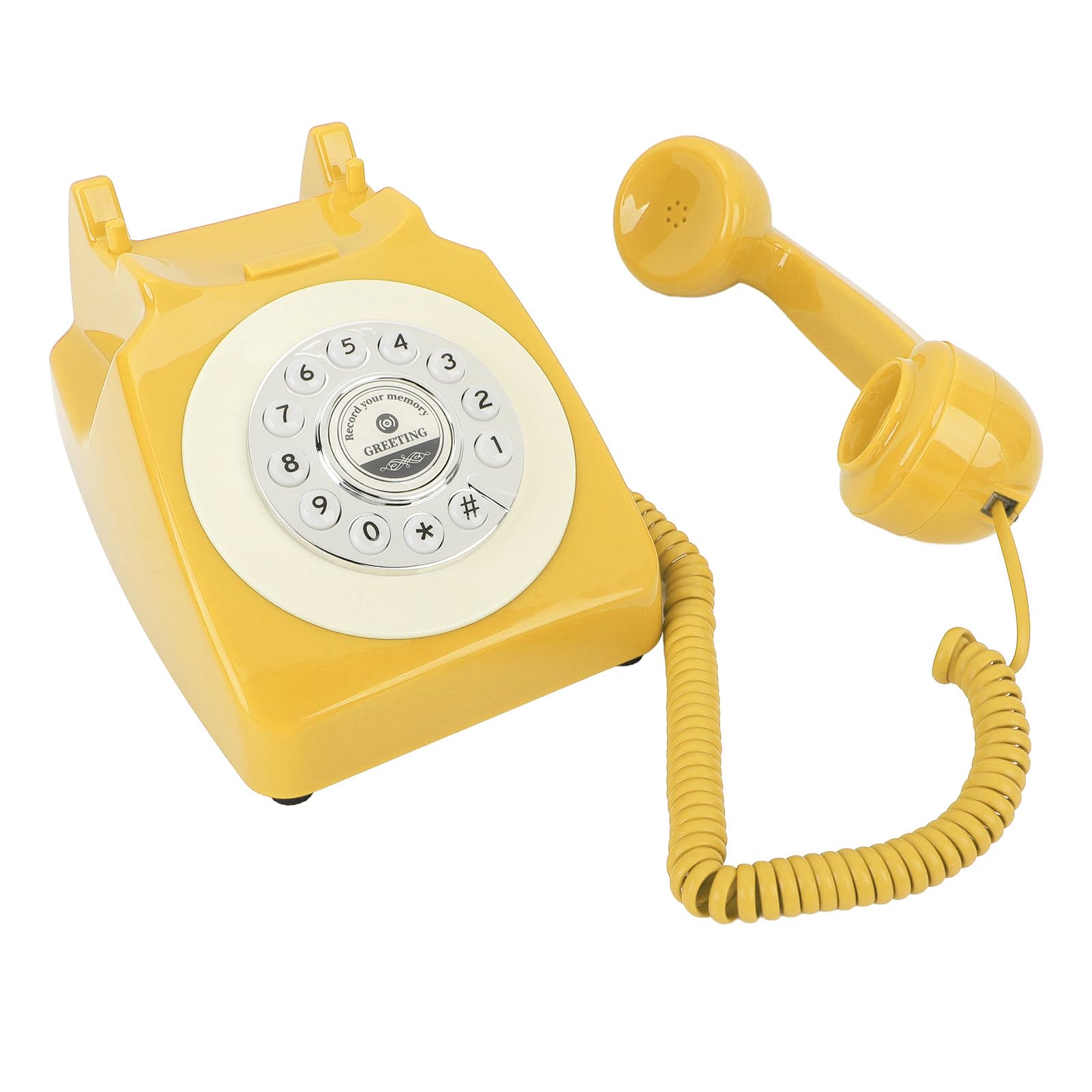 Księga Gości Audio do Telefonu, Wszechstronna pamięć 8 GB, Wygodna Księga Gości Audio na imprezę (Żółty)