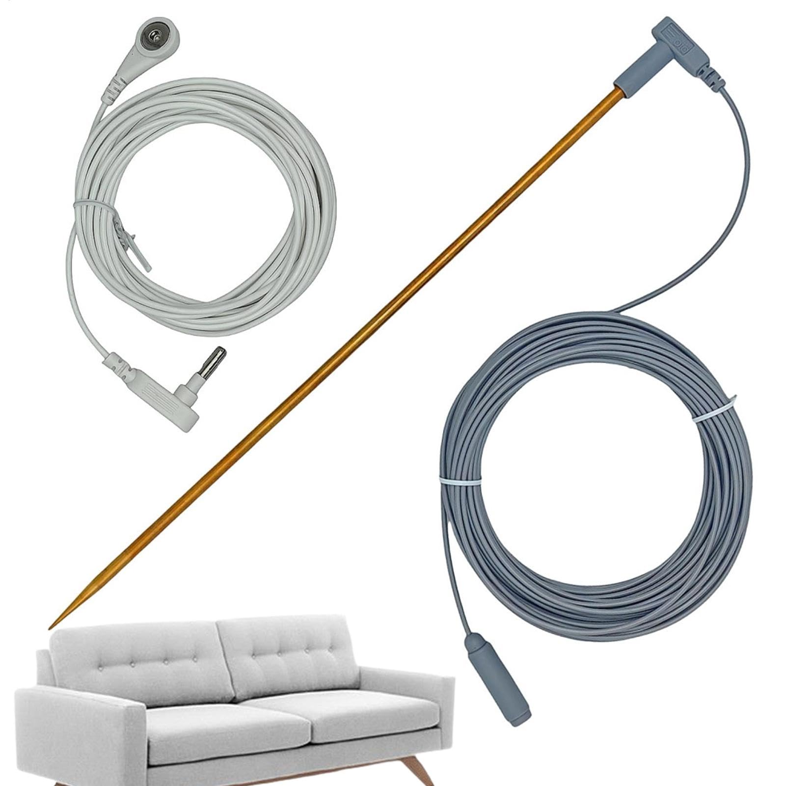 Grounding Earth Rod, Earth Grounding Tester, Grounding Cord 40Ft, Grounding Rod Accessories, Earthing Ground Tester, Grounding Earthing System, Earth Connection Rod, Grounding Cord Female,