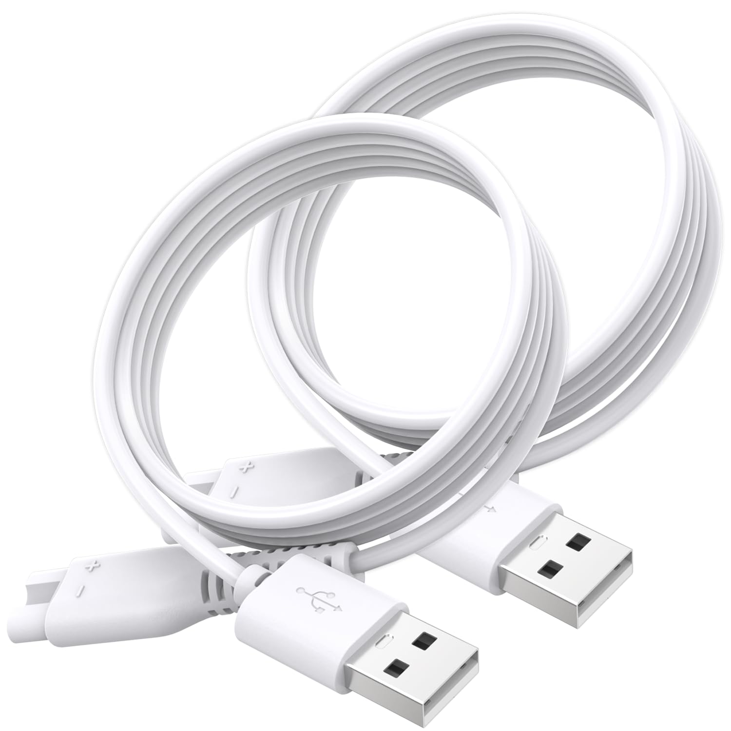 2 Pack USB Charging Cord for Flawless Nu Razor, Charger for Finishing Touch Flawless Nu Electric Shaver, 5FT Power Cord ONLY for Flawless Nu Razor