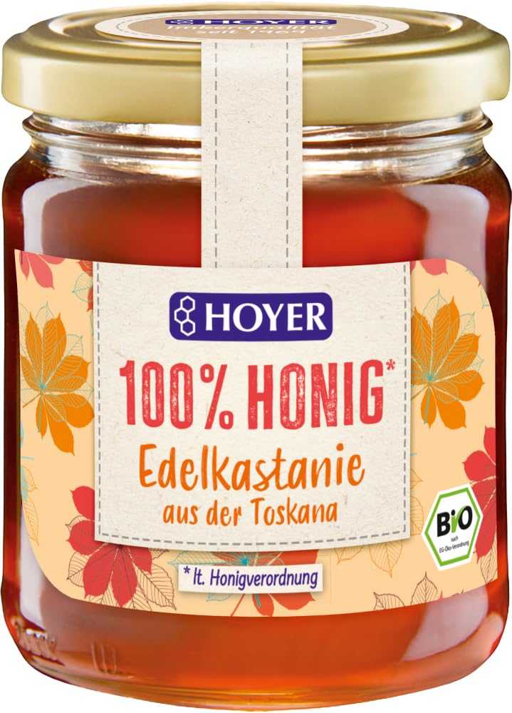 Hoyer Miele di castagno biologico (6 x 250 g)
