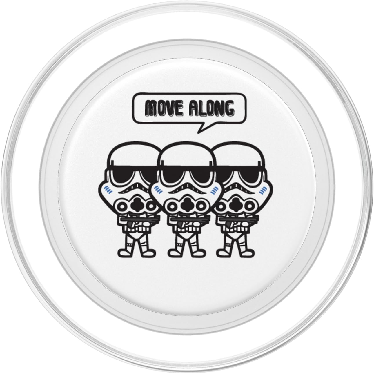 Star Wars Stormtroopers Move Along Kawaii Style PopSockets MagSafe PopGrip for iPhone