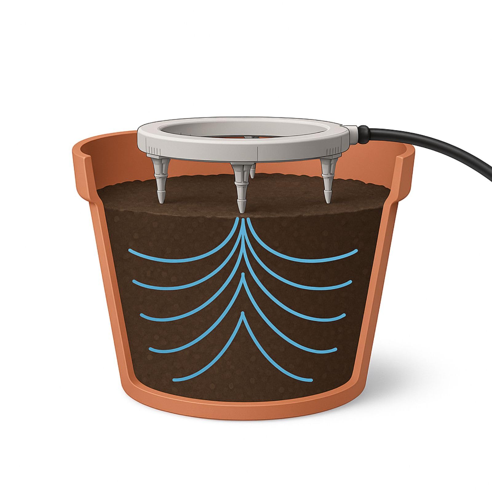 Weedness Water Master Tropf Bewässerung 12er Set -Automatische Bewässerungssystem Grow Anbau Drip Micro Indoor Outdoor