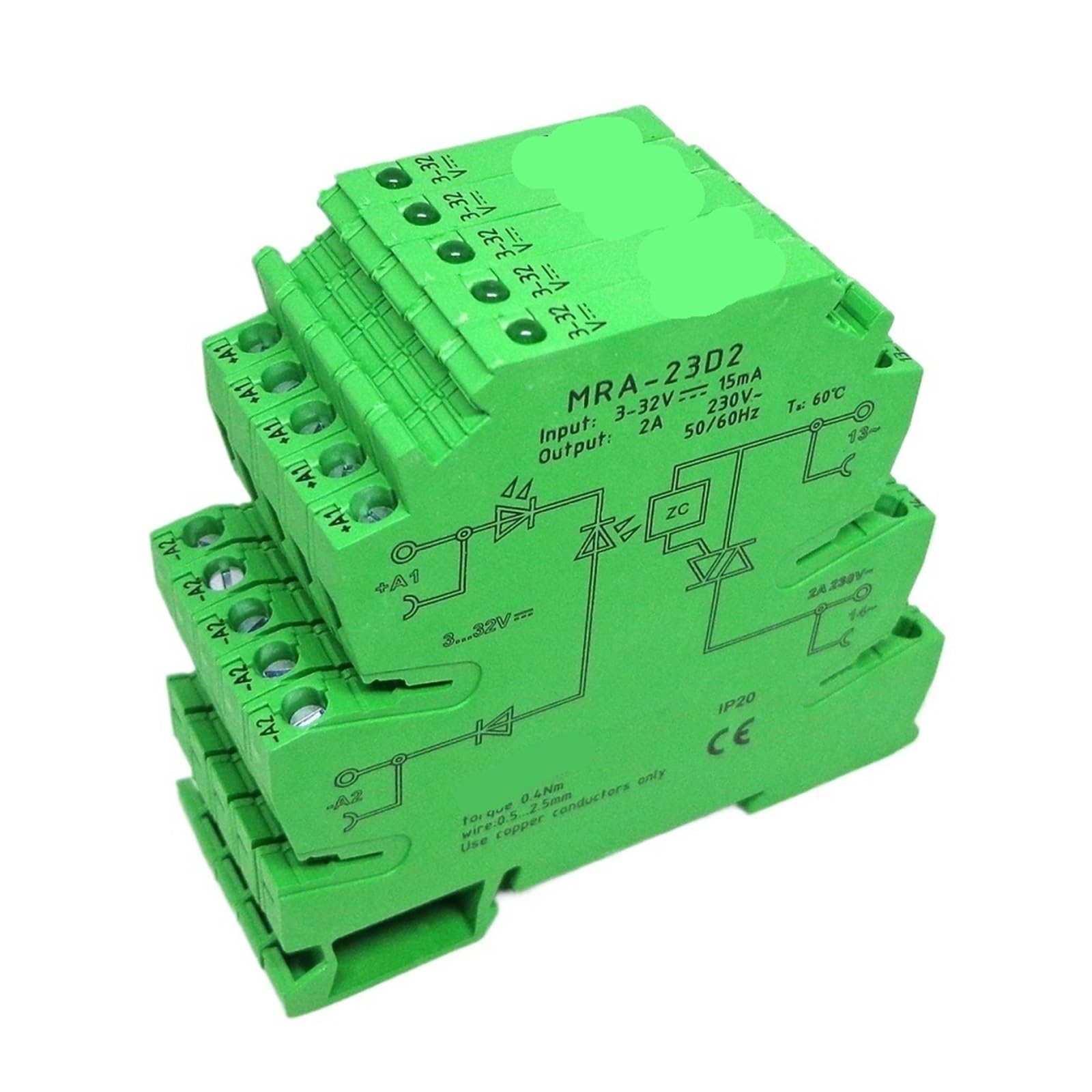 5 STÜCKE MRD-060D2 6,2mm 2A Eingang: 3-32 v DC Halbleiterrelais