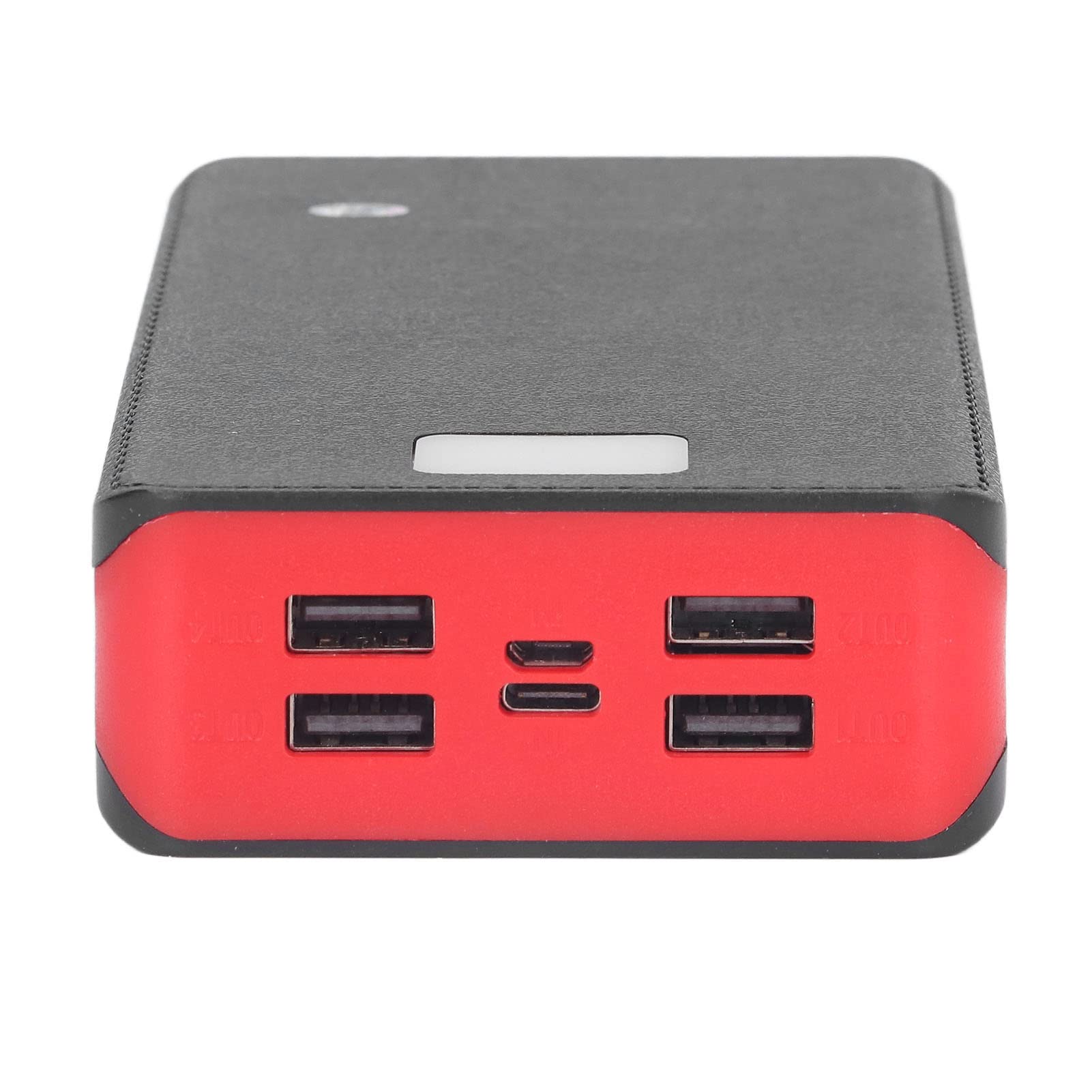 FTVOGUE Banque d'énergie Solaire à LED, Banque d'alimentation de Chargeur Solaire en Plastique 30 000 MAh avec 4 Sorties USB, Double Entrée, 3 Modes 'éclairage pour Le Camping, la Randonnée, Les