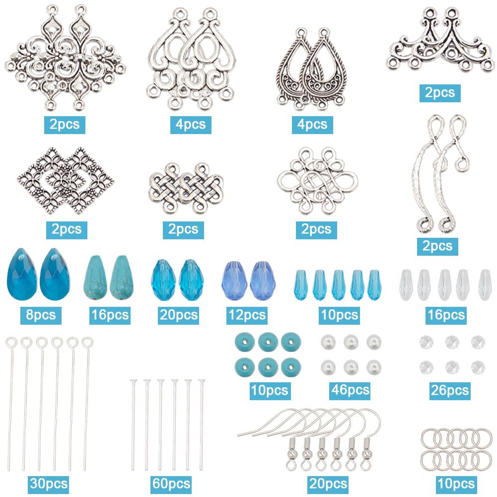 Kit Creazione Gioielli 3600 Pezzi - Forniture Per Fare Orecchini, Con Pinze, Anelli E Accessori, Per Principianti DIY