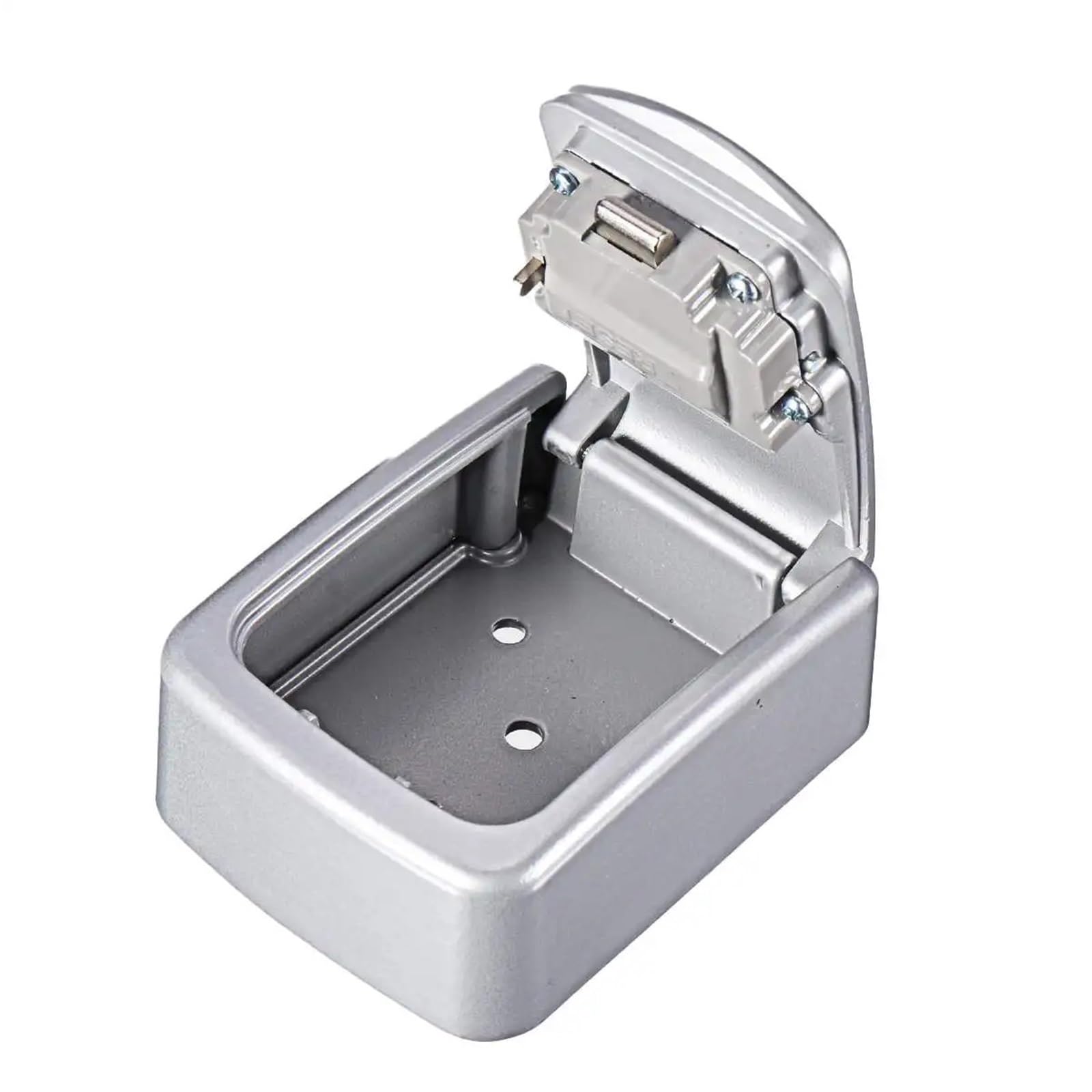Caja de seguridad impermeable con combinación de 4 dígitos, mini caja fuerte de pared para uso al aire libre, armario de almacenamiento de aleación seguro para llaves y objetos de valor Secret