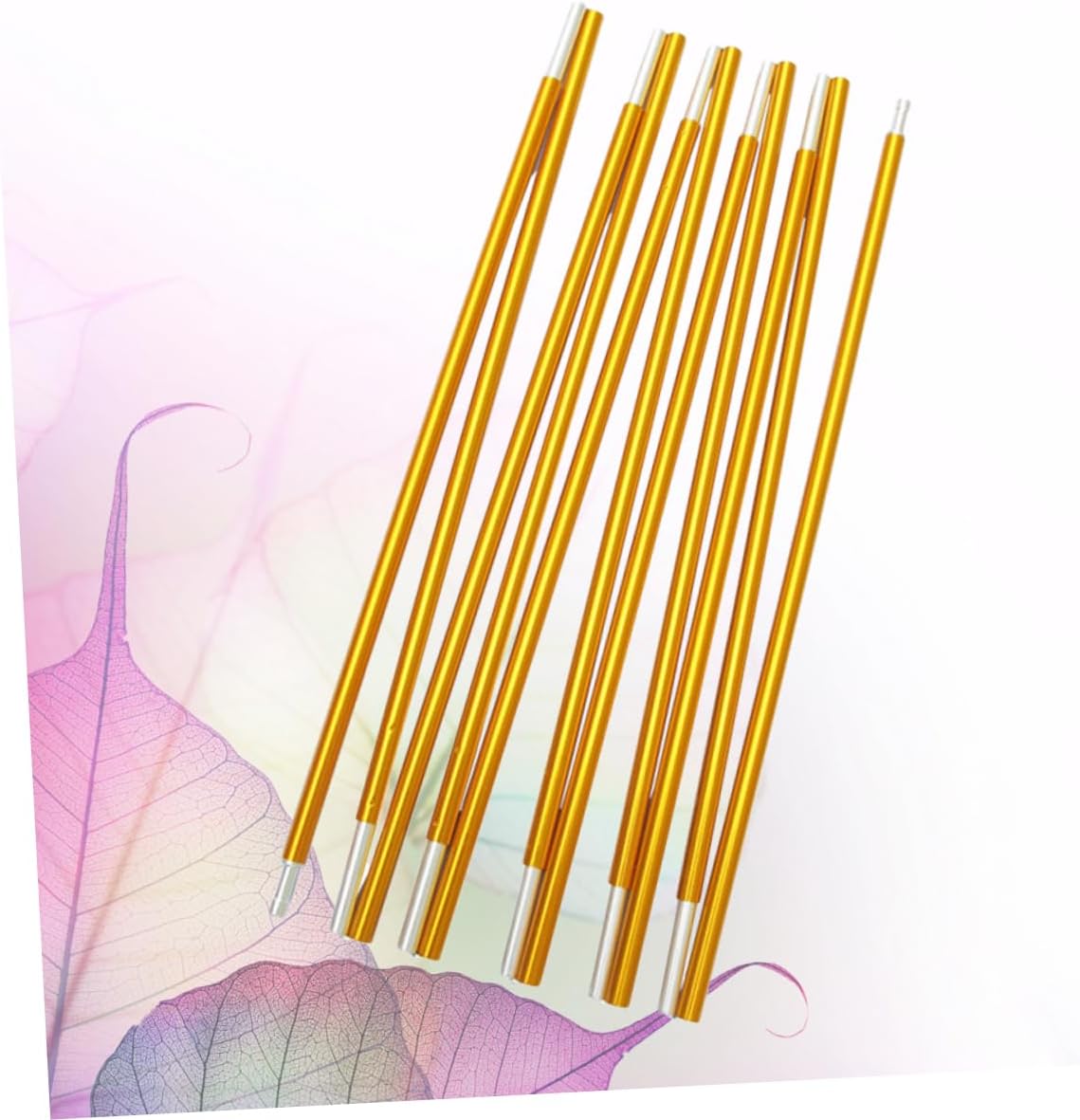 VANZACK Double Tent Pole Kit Replacement 3.6m Aluminum Alloy Support Bar for Camping 11 Sections for Backpacking and Outdoor Use