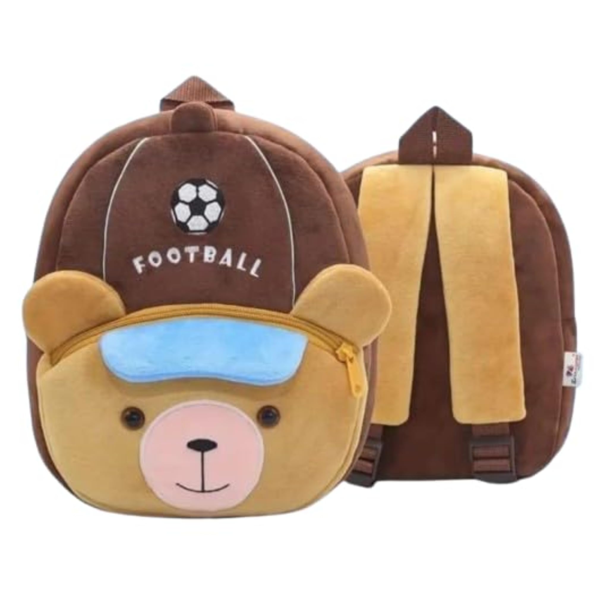 plush kids backpack for girls | cute soft toy nursery school bag for toddlers & kids | lightweight mini travel backpack for daycare, picnic, play school & outdoor activities