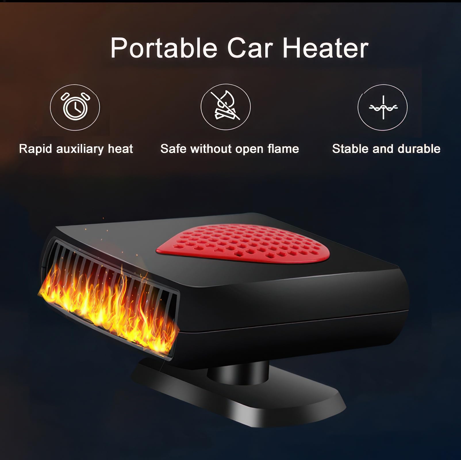 Chauffage De Voiture Portable, Dégivreur, Prise 12 V Pour Radiateur De Voiture Prise Allume Cigare Chauffage Refroidissement 2 En 1 99225424