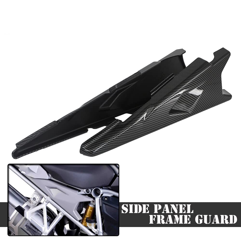 Protections Latérales Siège Passager Pour BMW R1200GS/R1250GS - ABS Noir, Compatible 2013-2023, Anti-Salissures