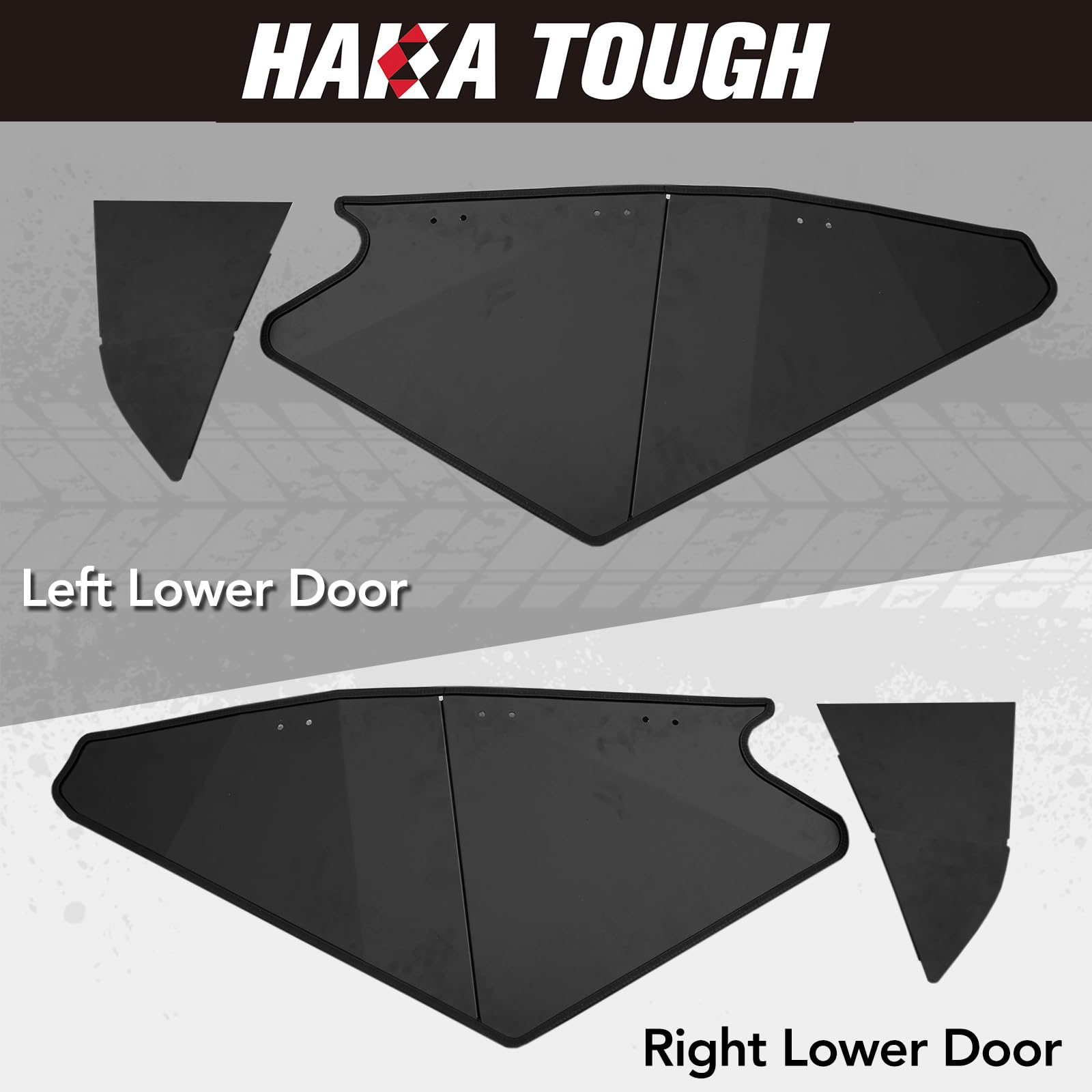 950-100-1 710-100-2 一段　穴あり HAKA TOUGH Aluminum Door Panel Insert for CF Moto ZFORCE 950