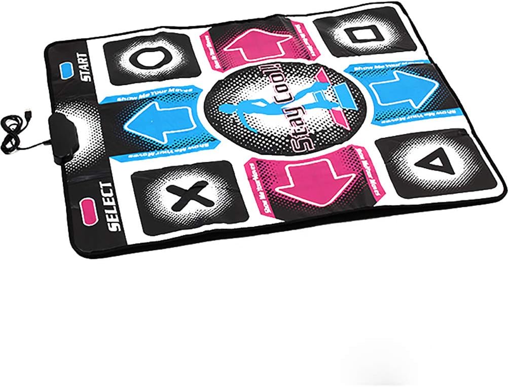 Computer Dancing Mat, Non-Slip Home Dance Mat for Kids and Adults, USB Dancing Game with Built-in Music, Interesting Exercise, Hop and Jump onto Blinking Arrows (As Shown)