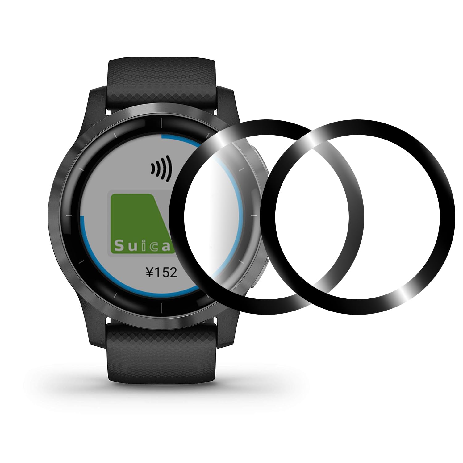 Amazon.co.jp: For ガーミン (Garmin) Vivoactive4 フィルム 2枚セット 