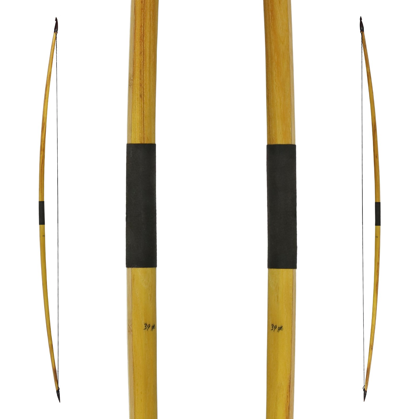 Drake Englischer Langbogen, Osage, 74 Zoll, Zuggewicht: 56–60 lbs