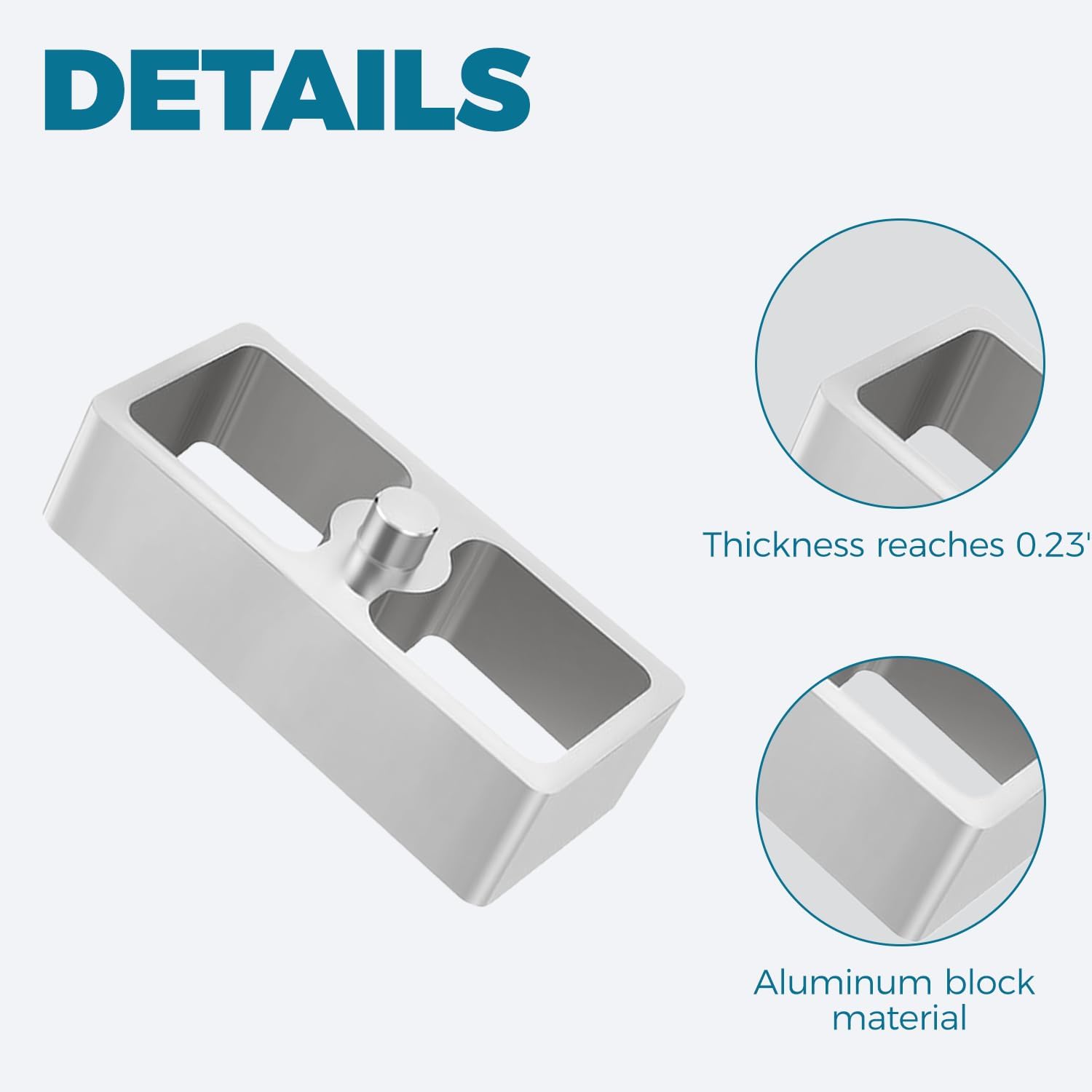 1 PC Upgrade 2 Inch Universal Leaf Spring Lowering Block Kit Aluminum for Ride Height Adjustment