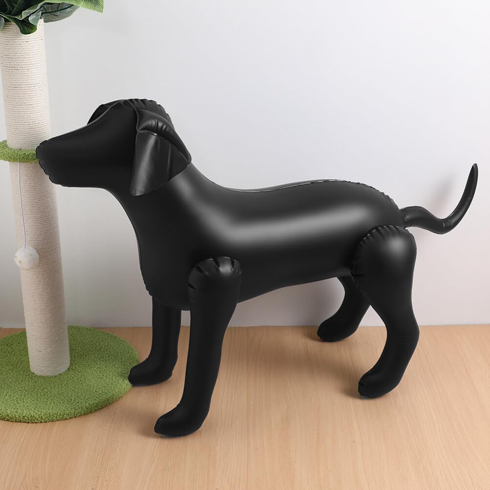 Happyyami Lot De 2 Mannequins Gonflables pour Chiens Debout 31.50X22.05X11.42 Pouces Mannequin pour Chien Présentoir Vêtements pour Chiens Modèle D'Affichage pour Animalerie
