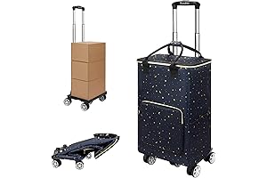 Standout Rolling Shopping Bag with Wheels for Maximum Convenience