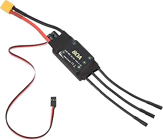 VGEBY Brushless ESC, 80A Brushless ESC Electric Speed Controller RC Drone Foam Airplanes Accessory Modeling Accessories