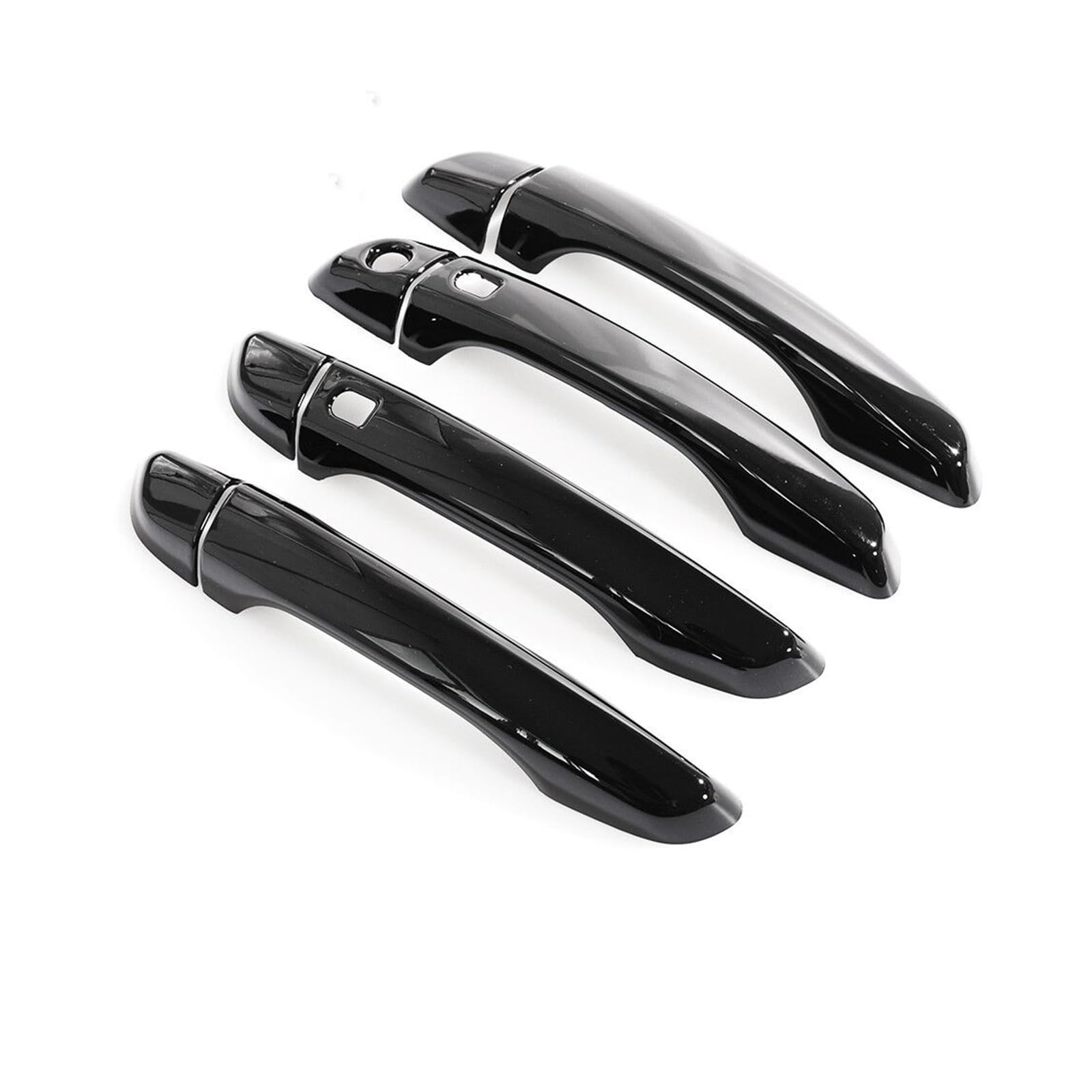 Drezzo Car Exterior Door Handle for Peugeot 5008 MK2 SUV 2017-2023 Car Door Handle Cover Trim Sticker(2 sensors 1)