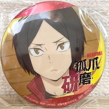 ハイキュー 孤爪研磨 ホログラム 缶バッジ ハイキュー!! ホログラム缶バッジ 音駒高校 黒尾鉄朗 孤爪研磨