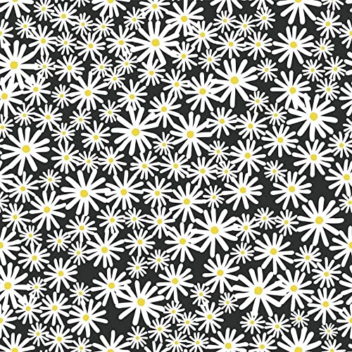 Skinnydip Daisy Floral Wallpaper Black - 180510