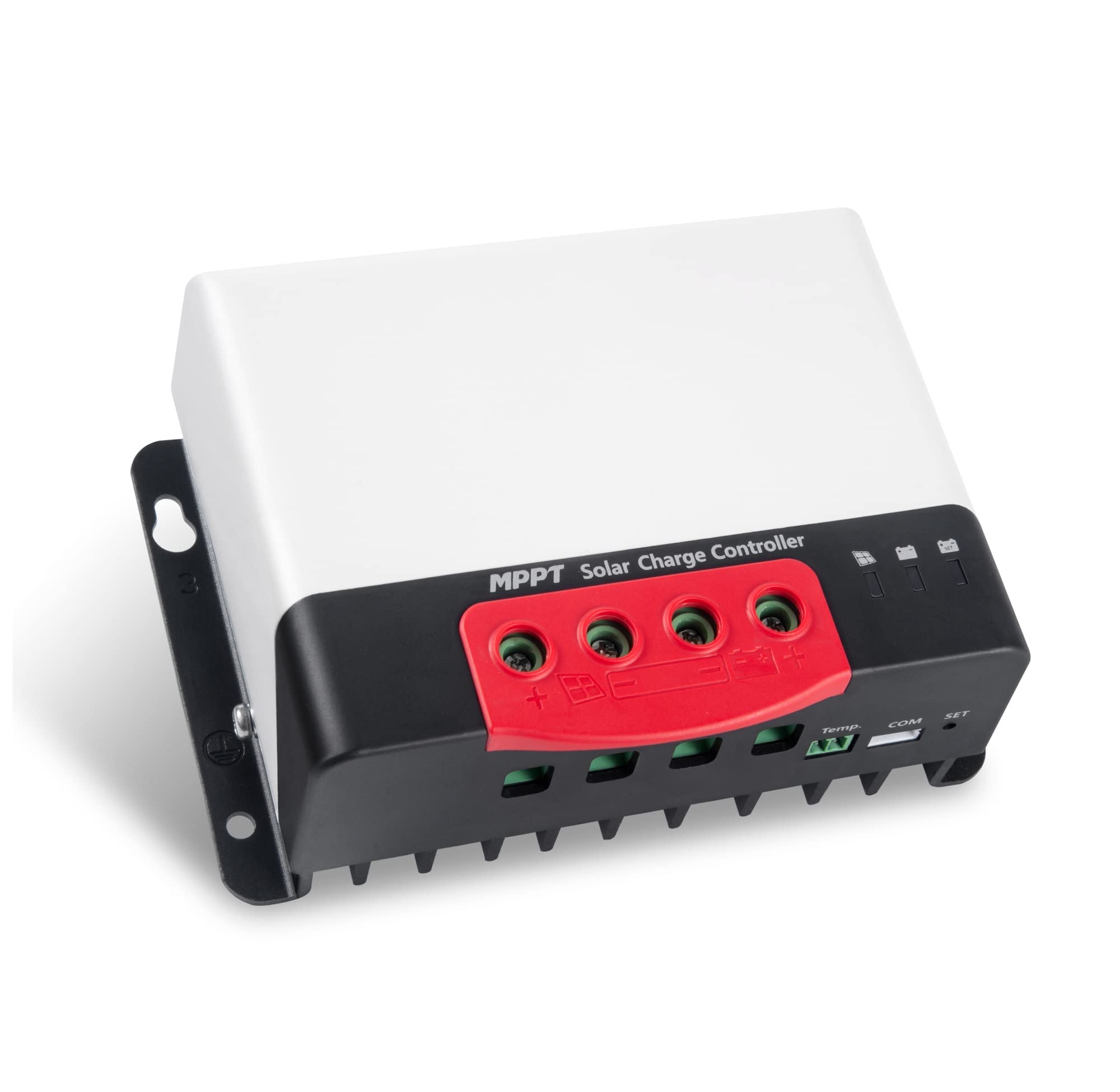 Kontroler ładowania słonecznego, Regulator ładowania słonecznego MPPT 20A 30A 40A 50A Regulator słoneczny 12V 24V dla maks. 1320W wejściowa bateria litowa z BT-2 RM-6 LCD(Only Controller,30A)