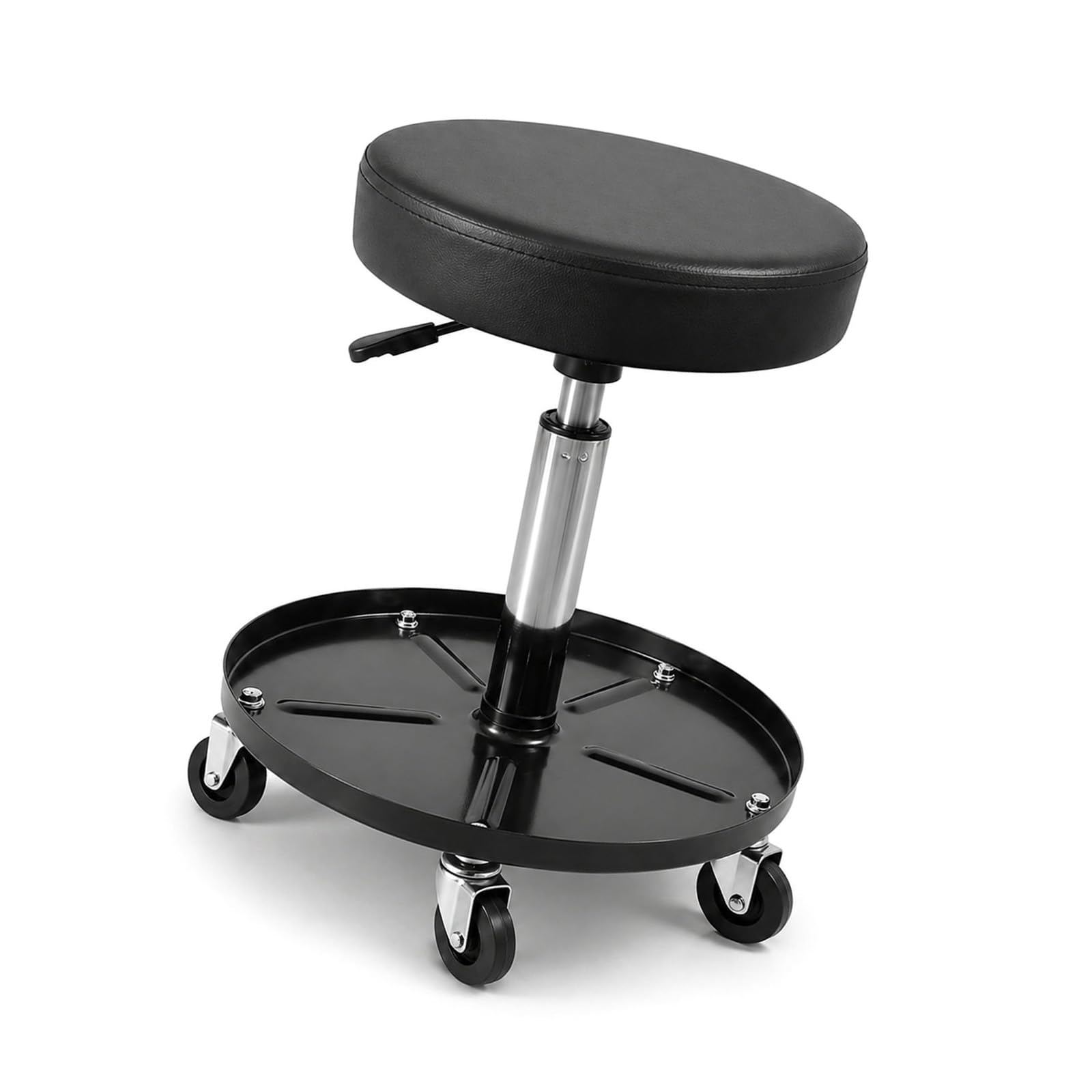 APGLSXY Mobile Technician Seat with Height Feature and Spacious Storage Compartment for Car Maintenance Padded Auto Technician Seat