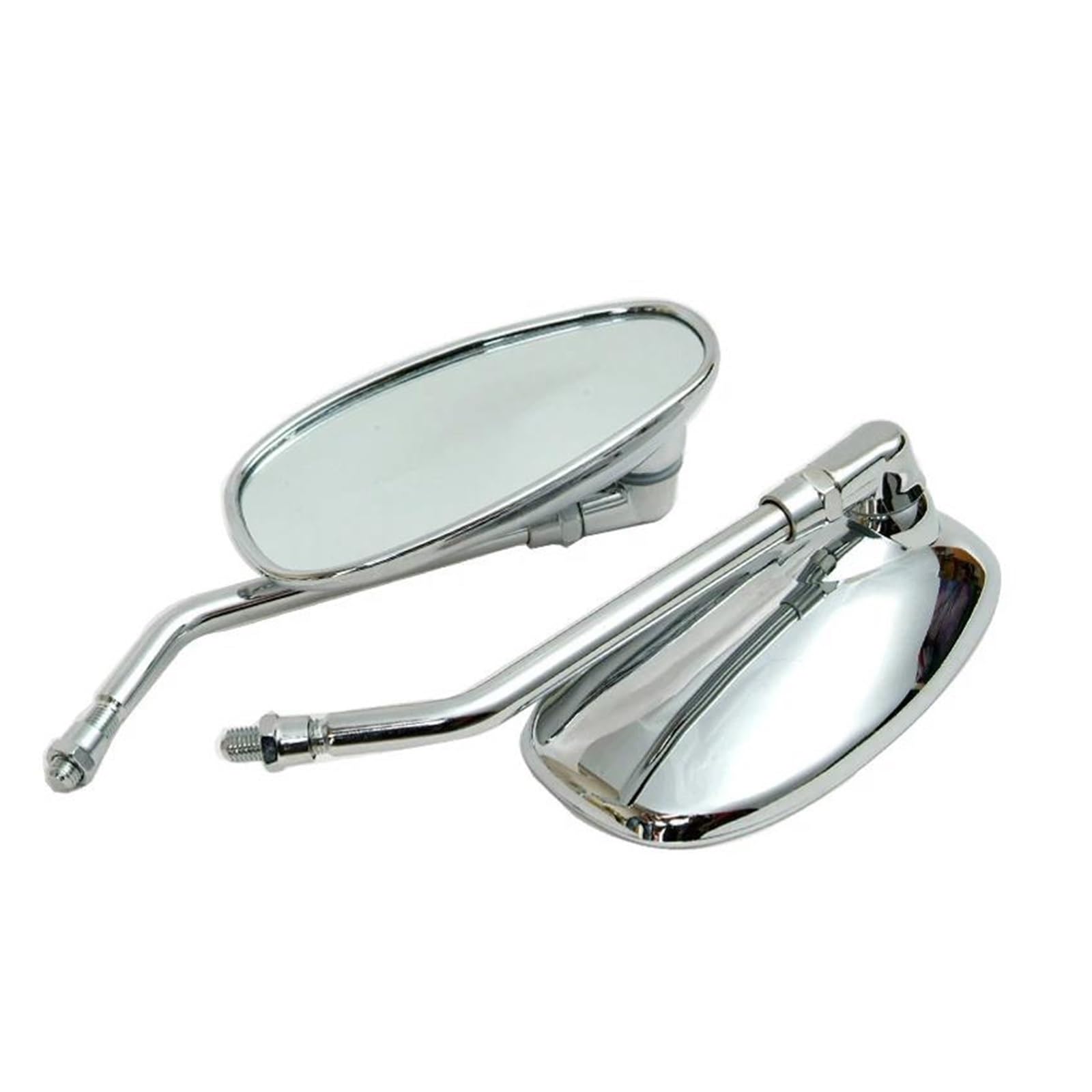 Espejo retrovisor de 10mm cromado con acabados premium para moto 7
