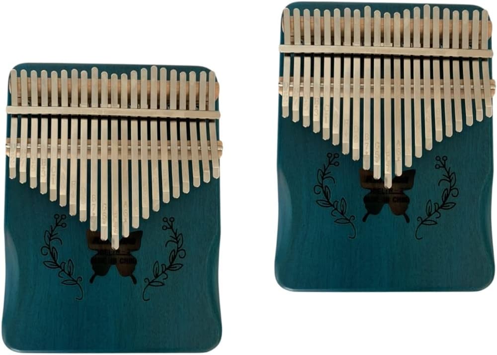 Artibetter 2セット21キーmba Thumb Piano蝶パターン木製mbiraフィンガーピアノ楽器誕生日クリスマス新年の贈り物子供大人の初心者ブルー 日本製 Artibetter 2セット21キーmba Thumb Piano蝶パターン木製mbiraフィンガーピアノ楽器誕生日クリスマス新年の贈り物子供大人の初心者ブルー 日本製