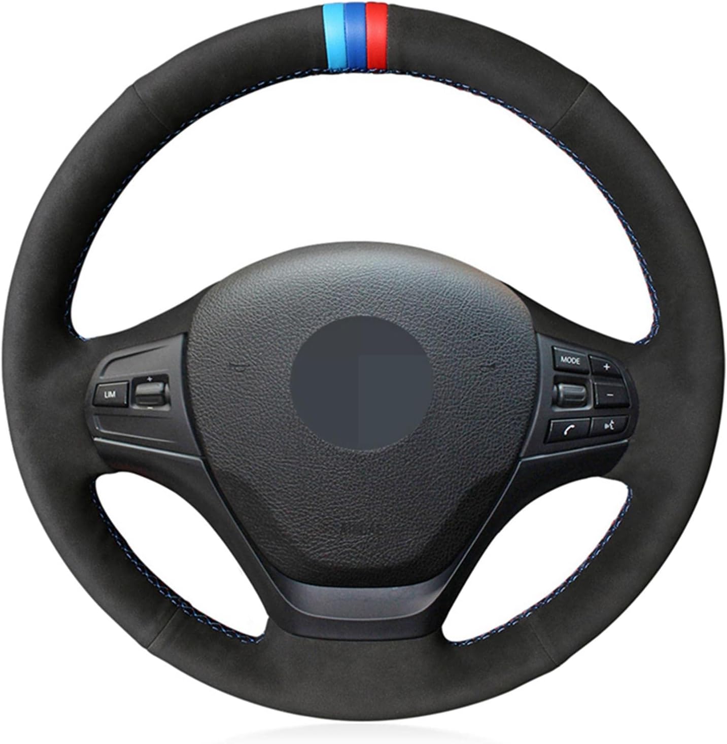 Lenkradbezug Für BMW M3 E90/E92/E87 - Anti-Rutsch PU Bezug Schwarz