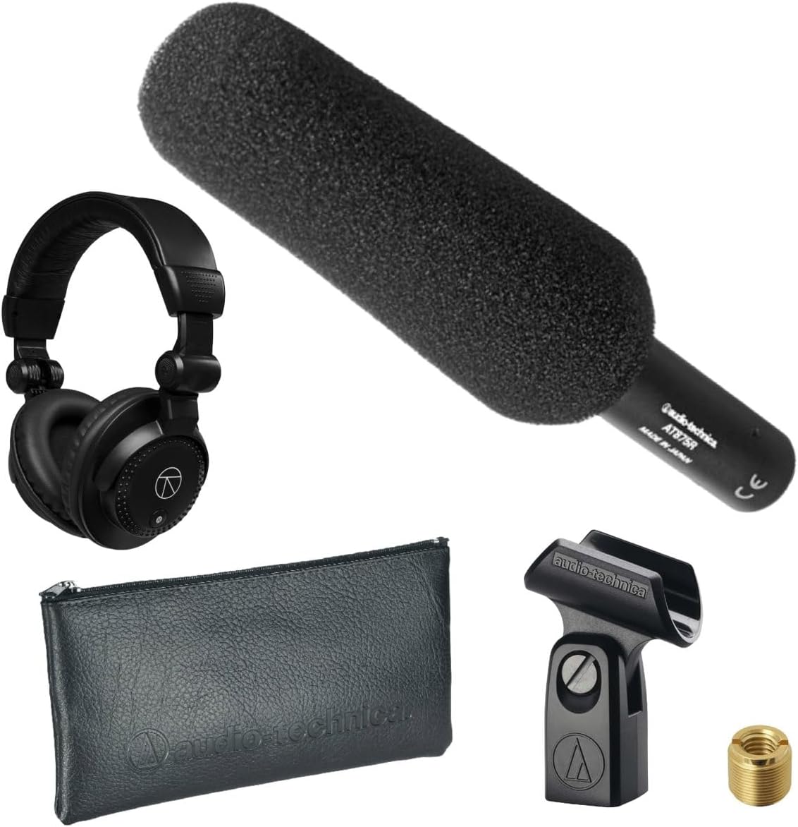 Audio-Technica AT875R Line + Gradient Shotgun Condenser Microphone and Headphone Kit