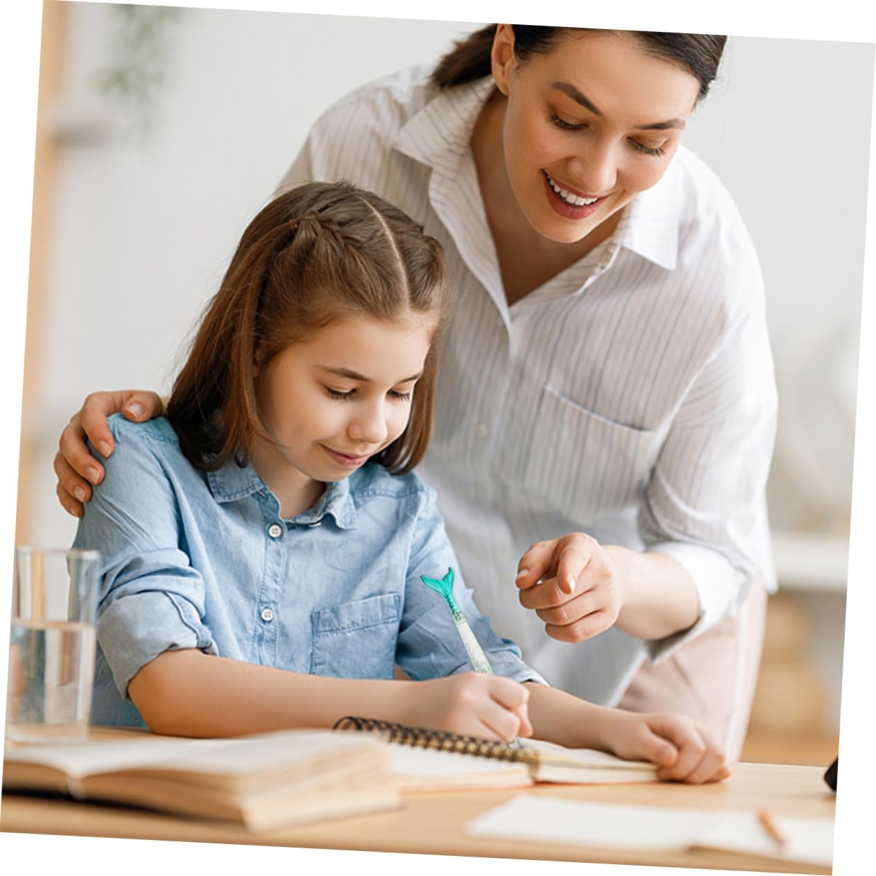 SHINEOFI 3ensembles Stylos à Bille Design Sirène De Stylos Gel Noirs Pour Fournitures Scolaires Amusantes Et Créatives