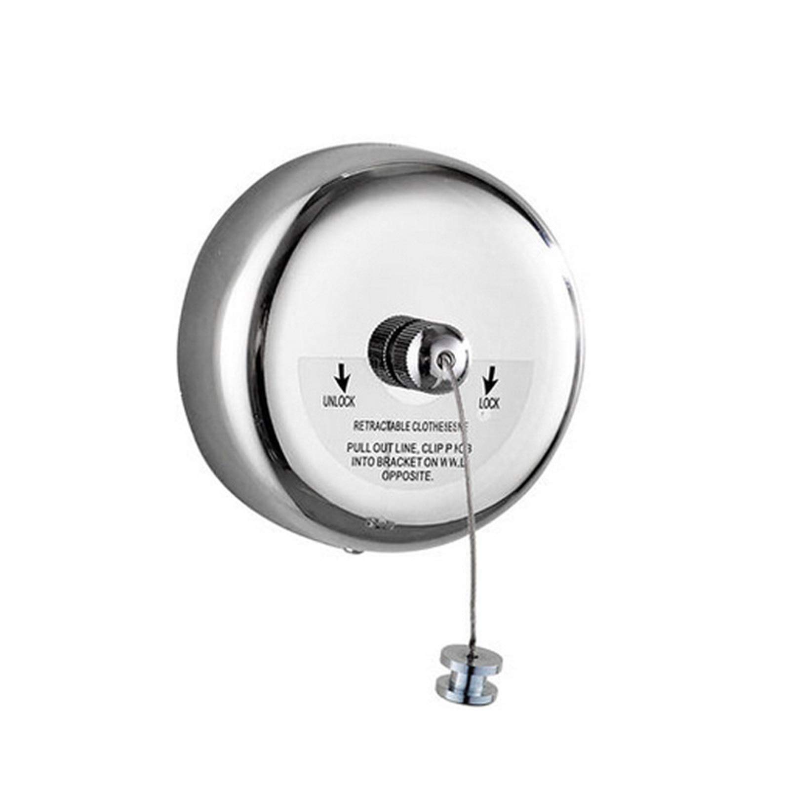 Retractable Clothesline Wall Hanging Clothes Line Telescopic Invisible Steel Wire Rope Bathroom Drying Rack for Bathroom, Hotel