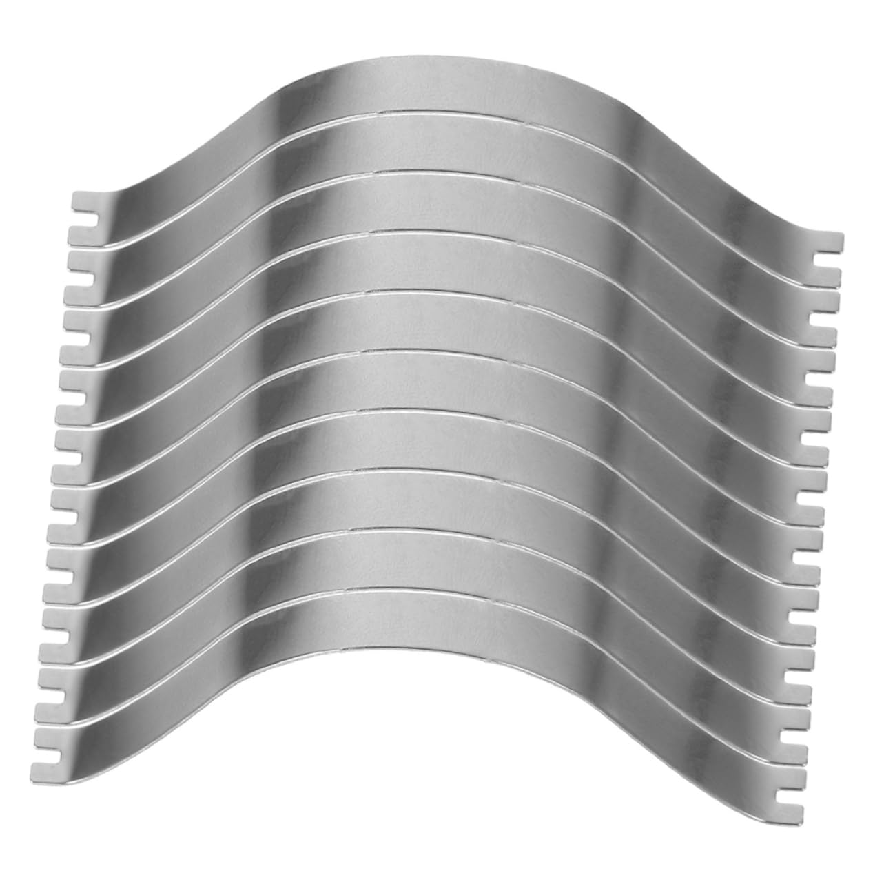 Cabilock 4sets Aluminum Alloy Spring Clips Metal for Photo Frame Drywall Hooks Picture Hanger 100pcs*4