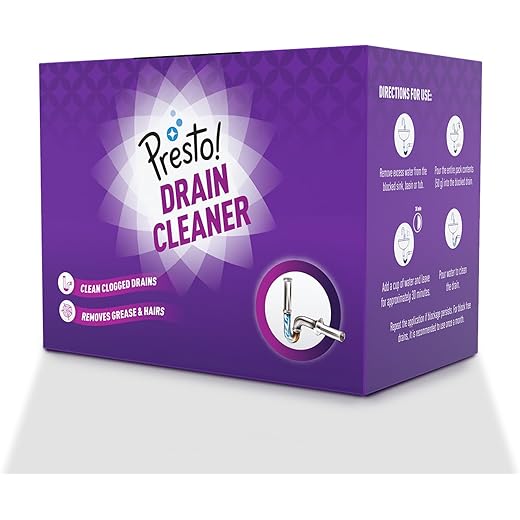 Presto Drain Cleaner Powder 50g