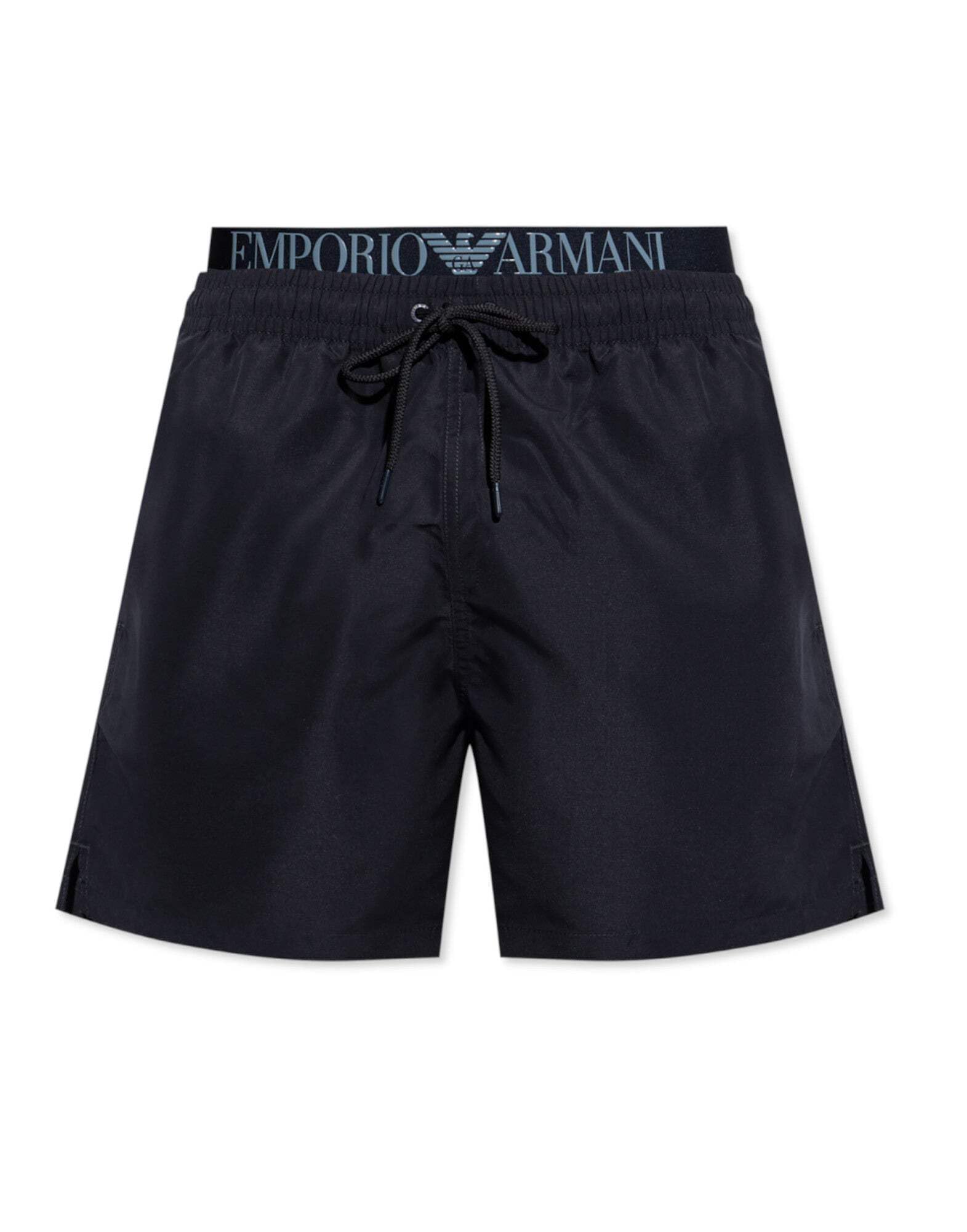 Emporio Armani Man Logo Band Mid Boxer Blue S