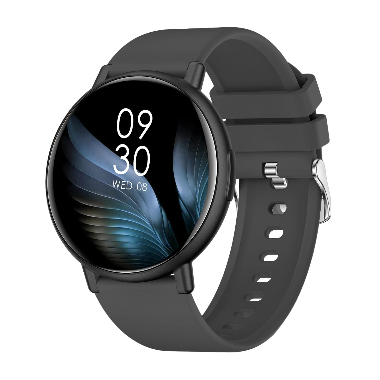 AcclaFit Smartwatch Donna Uomo, 1.38" Touch Screen Smartwatch con Effettua/Risposta Chiamate, Fitness Tracker con Pressione Sanguigna e Monitor Sonno, 120+ Sport Step Counter per Android iOS