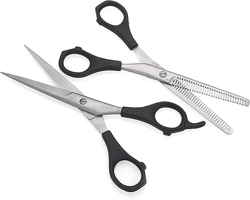Miniatura 2 de SurgicalOnline - Tijeras profesionales de corte de pelo de peluquero de acero inoxidable, longitud total, ajuste fino, tijeras de alta calidad para