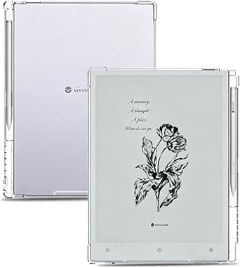 Case for Viwoods AiPaper,NOUKAJU Tablet Protection Case,Clear Soft Flexible TPU,Protection Cover for Viwoods AiPaper Tablet 10.65inchClear