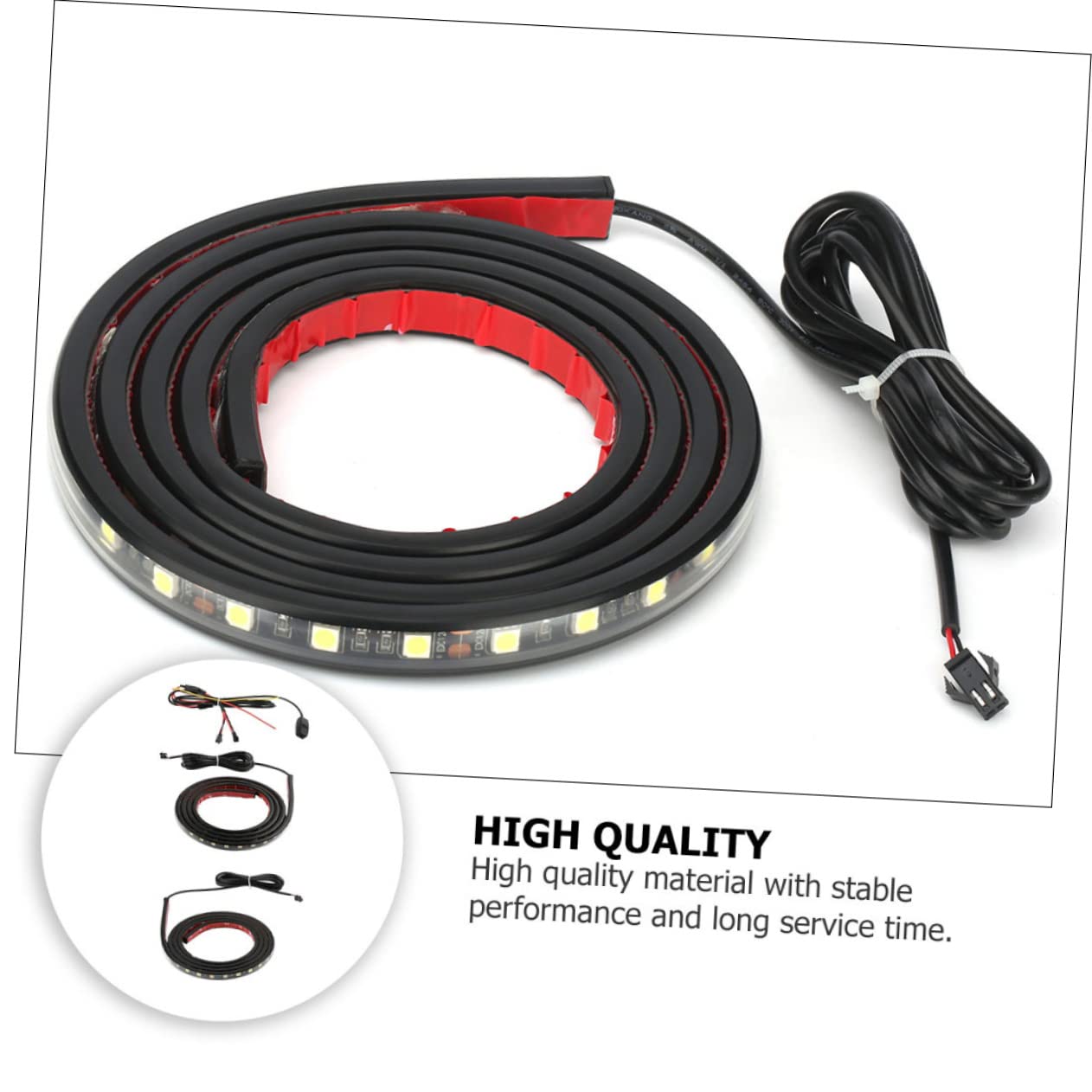 Luxshiny Striscia Luminosa per Camion 3 Pezzi Connettore, Luce Bilaterale Cassone Pick-up, Accessorio Luci Auto per Guida Notturna e Illuminazione Cassone Camion, Compatibile la Maggior