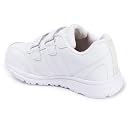 TRASE School Shoes White for Boys and Girl | Premium Light Weight EVA Sole | White and Black Colors Available| Without Laces 5 Years to 16 Years (White, 9C UK) gallery image