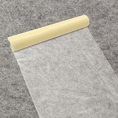 Carpet Protector Film, 36" x 500' Roll Self Adhesive Floor Protector Tape Clean Removal for Moving, Painting and Construction, Temporary Floor Covering to Shield Tile, Hard Surfaces (Clear)