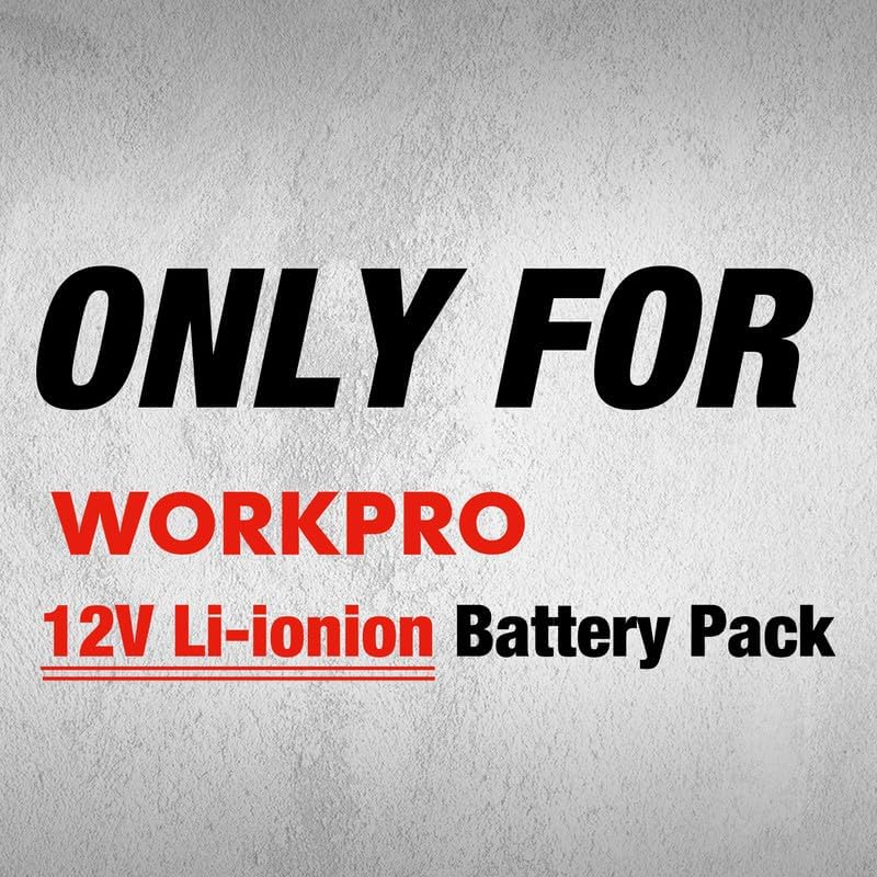 Miniatura 4 de WORKPRO Cargador de batería de iones de litio de 12 V (Referencias aplicables W123015AE, W123016AE, W121037AE, W125077AE, W125110AE, W009088AE), no