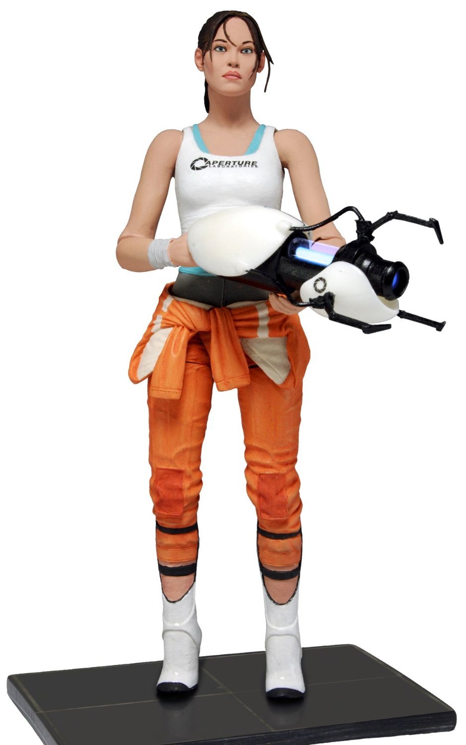 PORTAL2 CHELL フィギュア Amazon.com: Portal 2 Chell Action Figure (Includes LED Handheld