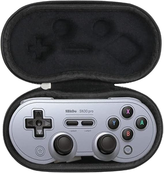حقيبة هيرميتشل للسفر الصلب لجهاز 8Bitdo Sn30 Pro Bluetooth Gamepad (SN30 PRO)