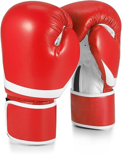 Miniatura 9 de Flexzion Guantes de entrenamiento de boxeo para boxeo, Muay Thai, Kickboxing, bolsa pesada, guantes de boxeo, muñequera, combate de contacto