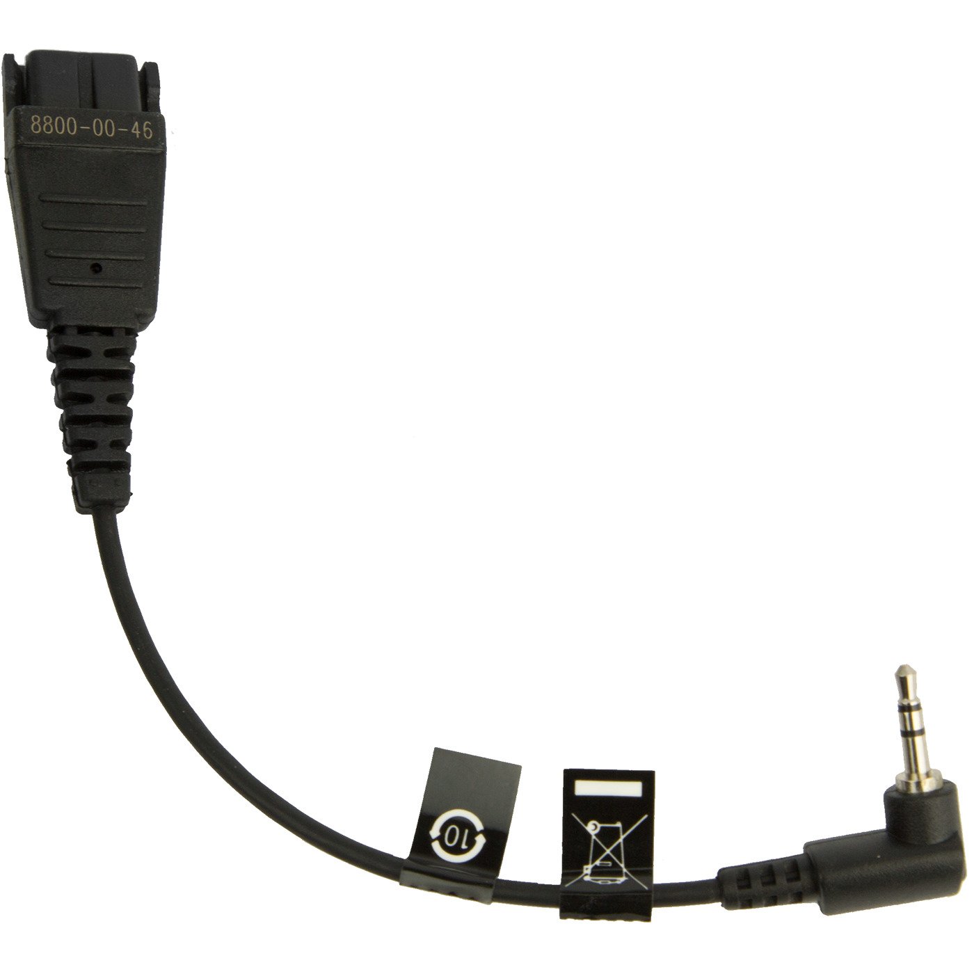Amazon.com: Jabra Quick Disconnect (QD) to 2.5 mm Jack Cord 8800